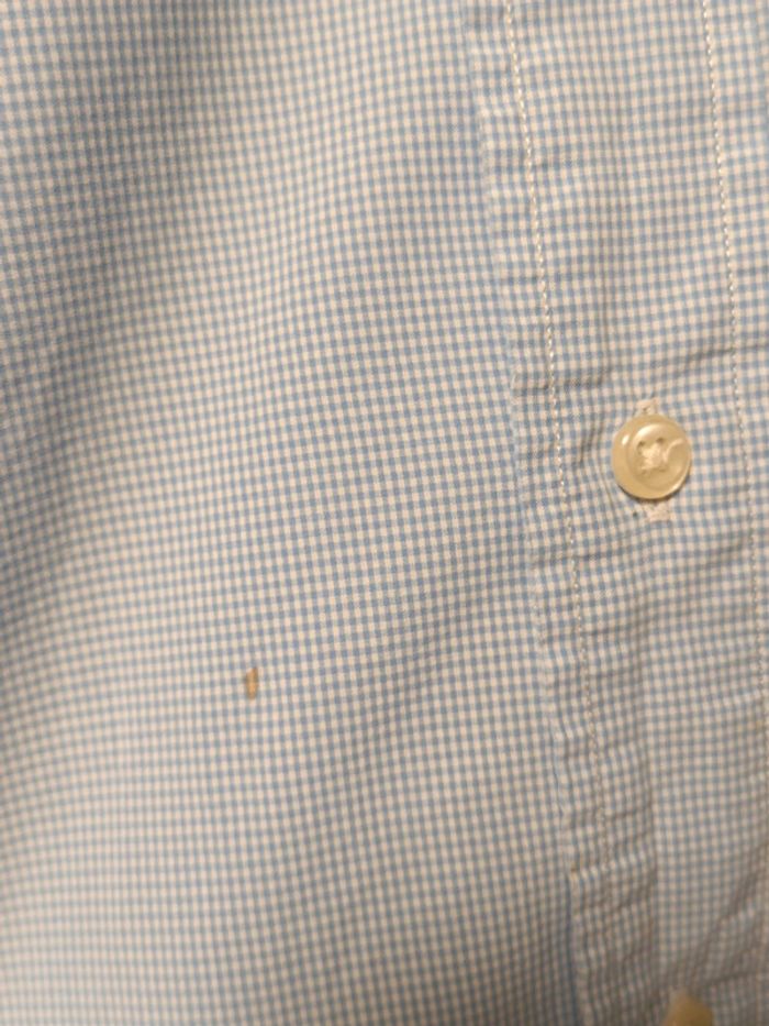 🟦 Chemise Ralph Lauren à petits carreaux – Taille L – Manches courtes (Custom Fit) - photo numéro 5