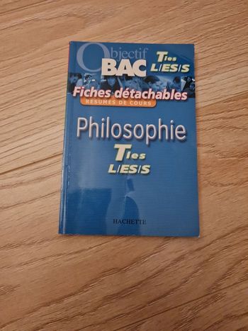 Fiches détachables philosophie terminale