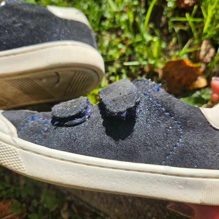 Baskets cuir Taille 25 - photo numéro 3