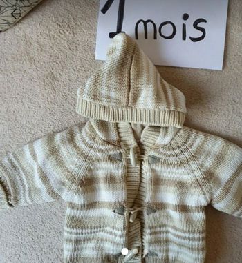 Gilet bébé 1mois