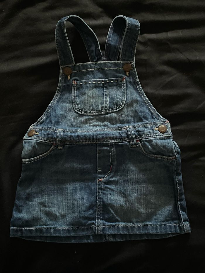 Salopette jupe jeans