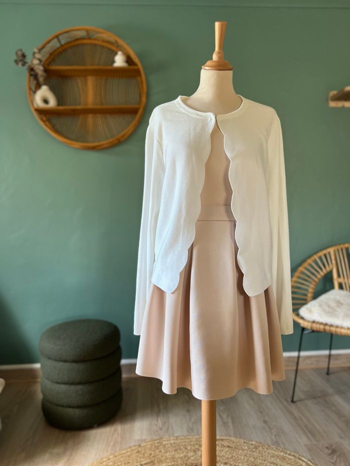 Cardigan Blanc Camaïeu – Chic, Classique & Indispensable - photo numéro 2