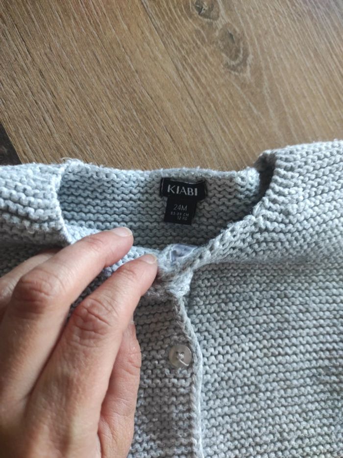 Gros gilet chaud 24 mois kiabi - photo numéro 2