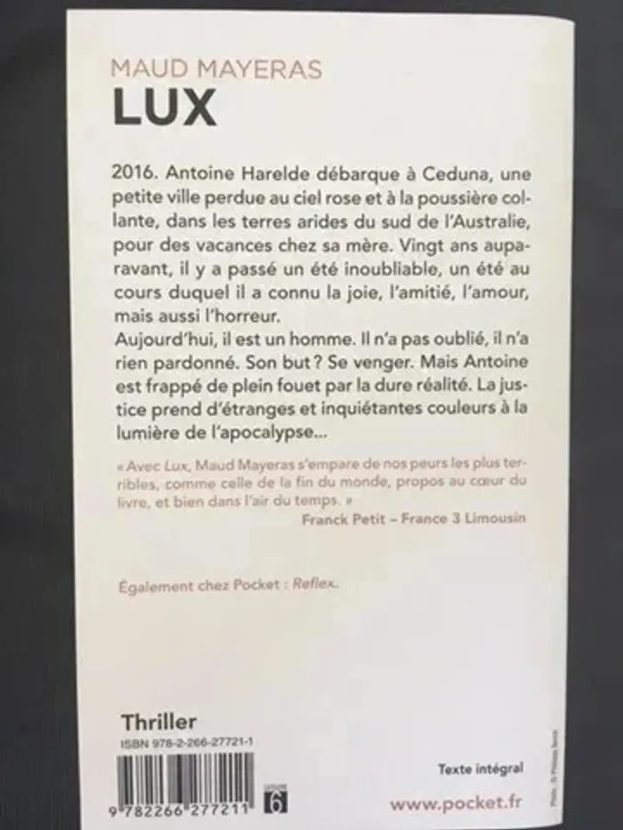 📖 Lux de Maud Mayeras état neuf - photo numéro 2