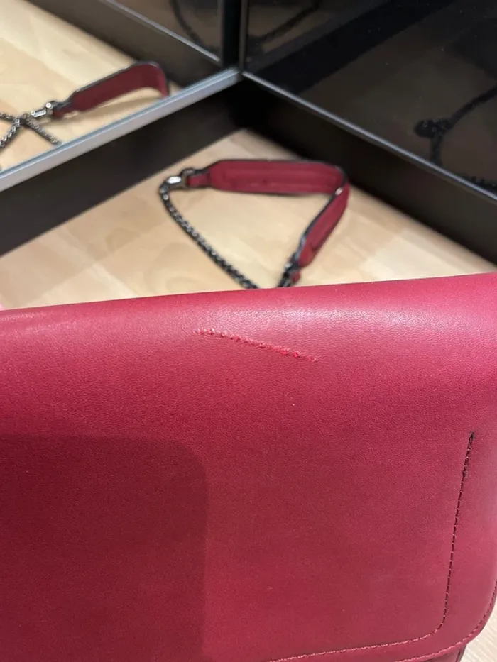 Petit sac parfois Bordeaux - photo numéro 3