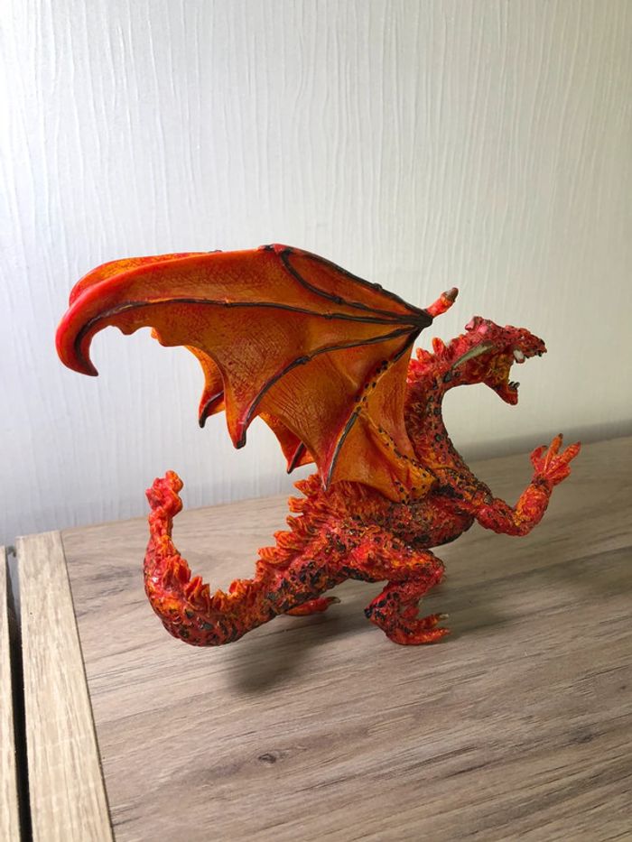 Jouet figurine dragon monstre créature vintage fantasy plastoy - photo numéro 4