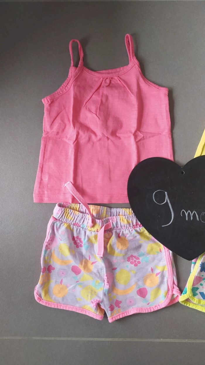 Lot de 2 ensembles été , bébé fille - photo numéro 3
