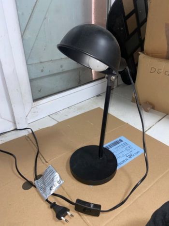 Lampe de bureau noir