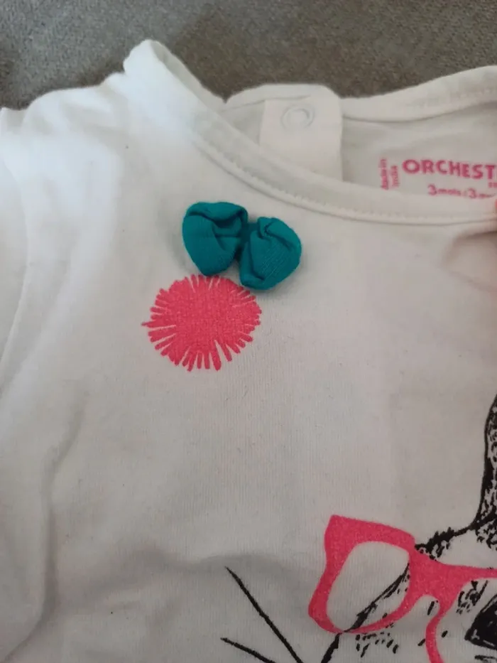 Lot 2 t-shirt orchestra 3 mois - photo numéro 3