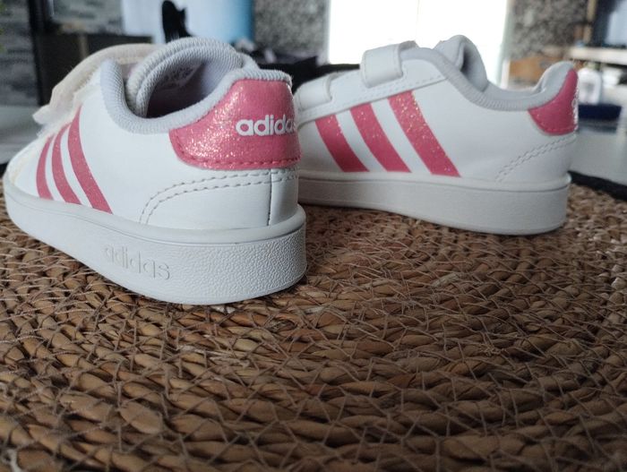 Baskets Adidas blanches et roses - photo numéro 9