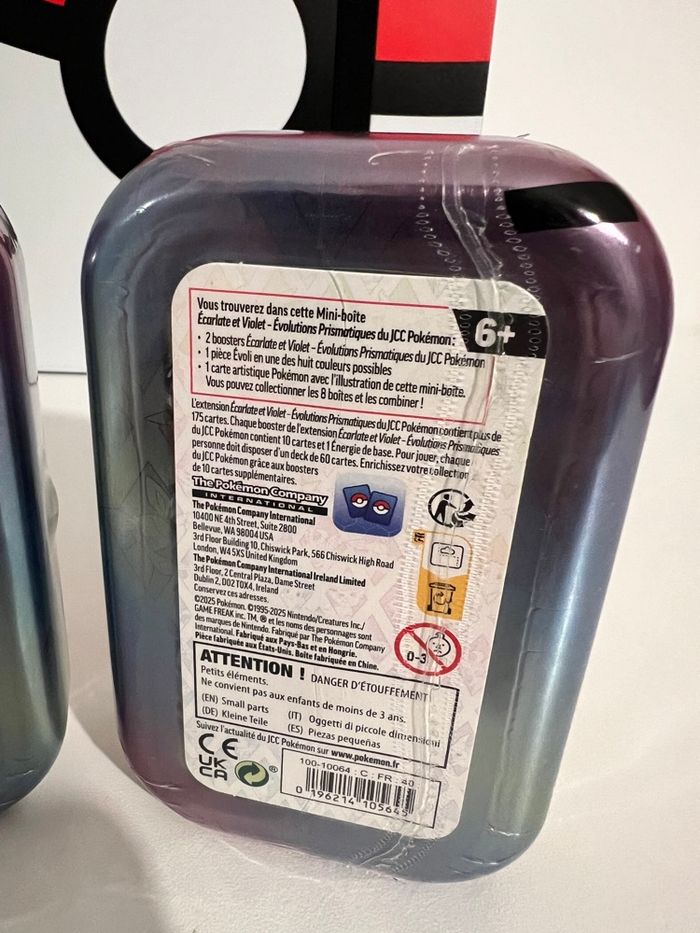 Lot de 2 mini tins évolutions prismatiques ev8.5 nymphali et givrali - photo numéro 3