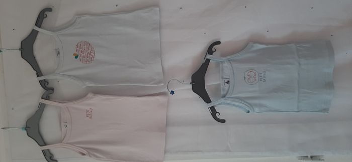 Lot de 3 chemises fines bretelles  petit bateau