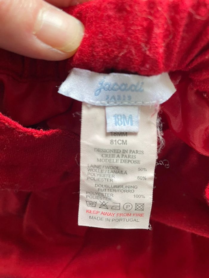 Pantacourt Jacadi taille 18 mois - photo numéro 3