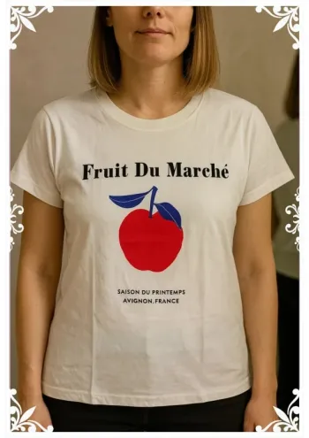 T-shirt blanc H&M taille L
