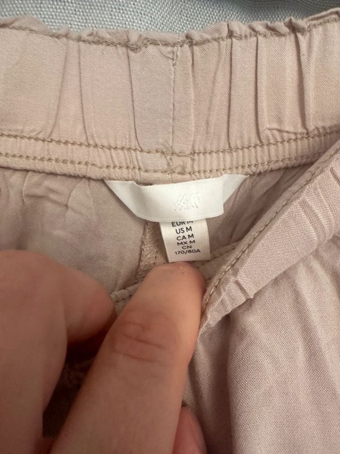 Pantalon fluide beige - photo numéro 2