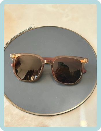 Lunette de soleil marron chocolat