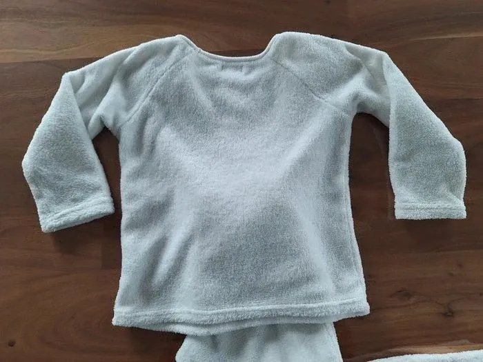 Pyjama velours animal fille Inextenso 6 ans - photo numéro 3