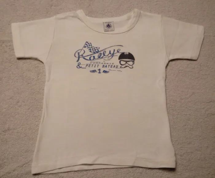 Tee-shirt Petit Bateau 18-24 mois (réf perso I24)(familleac72)