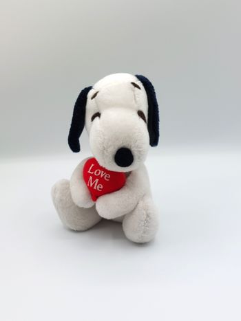 Ancienne peluche doudou SNOOPY LOVE ME 20 cm VINTAGE 1958-1968 ?