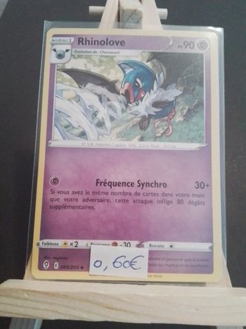 Carte Pokémon Rhinolove 69/203