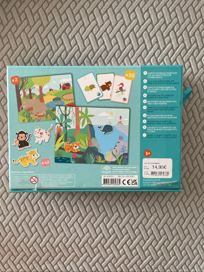 Mon petit coffret aimantée bébé animaux - photo numéro 2