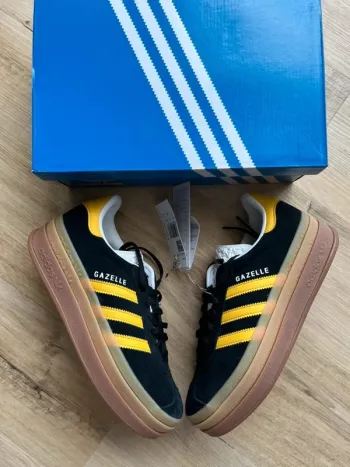Adidas Gazelle Bold Black Jaune Abeille 38,5