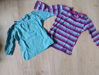 Lot de 2 t-shirts 12 mois