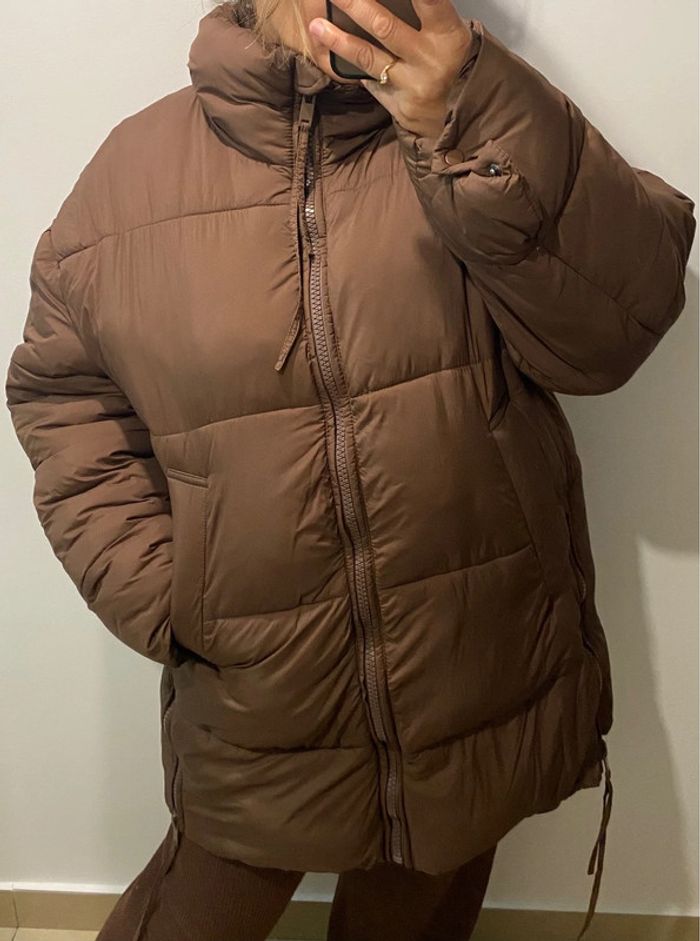Doudoune Puffer Coat Oversize Chaude ZARA Taille M Et Plus - photo numéro 4