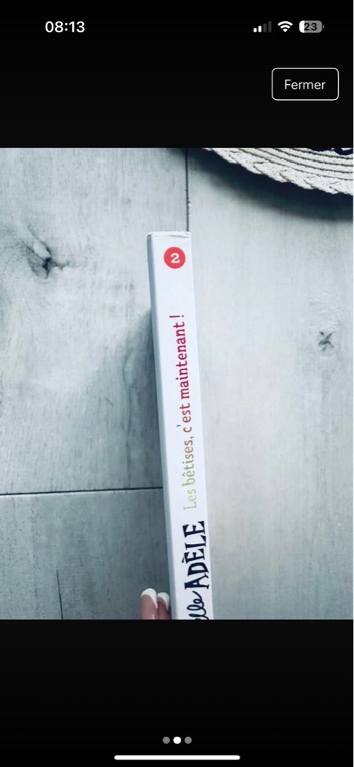 Livre Adèle les bêtises c est maintenant 2 - photo numéro 3