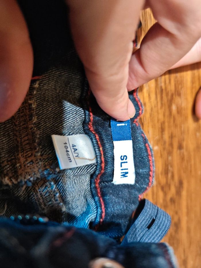 Short en jean garçon taille 4 ans - Okaidi - photo numéro 4