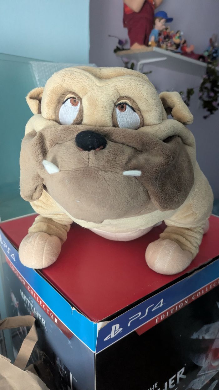 Rare peluche Francis la belle et le clochard Disney store - photo numéro 1