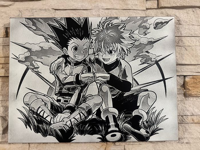 Tableau Gon et Killua du manga Hunter x Hunter - photo numéro 5