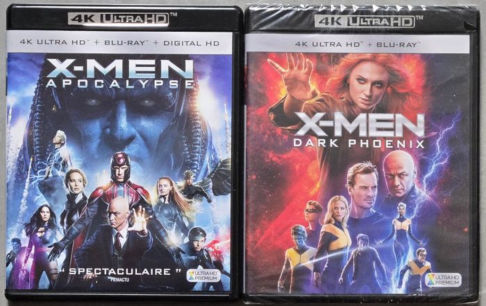 Lot de 2 Films X-men 4k Blu-Ray Ultra Haute Définition (Version Française) d'occasions et neufs sous Blister