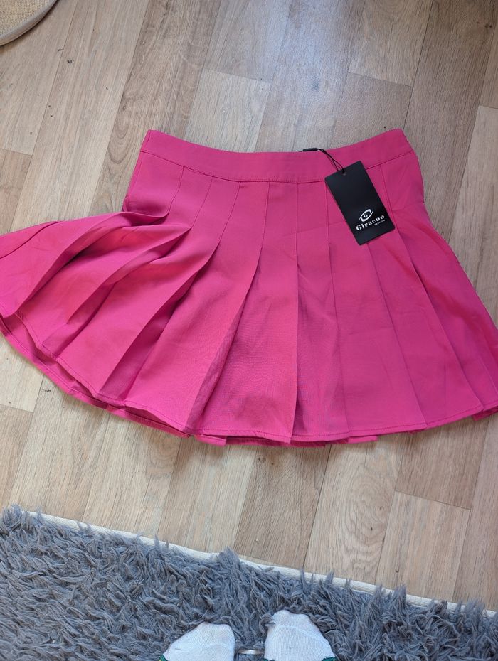 Jupe short rose