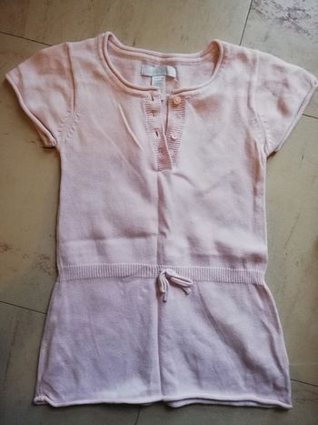 Robe hiver obaibi rose pâle (effet flash pas joli)