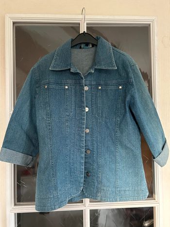 Veste en jean manche 3/4