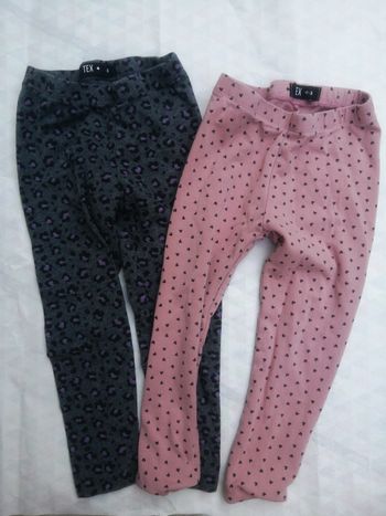 Lot de 2 leggings taille 2-3ans