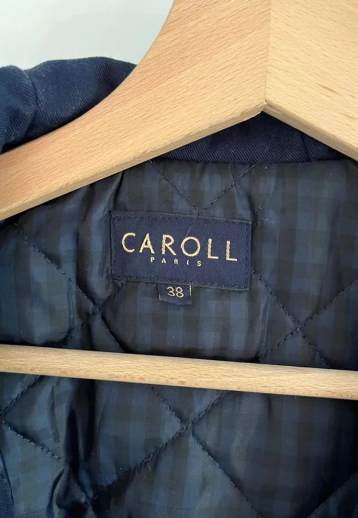 Blouson/parka bleu Marie Caroll - photo numéro 3
