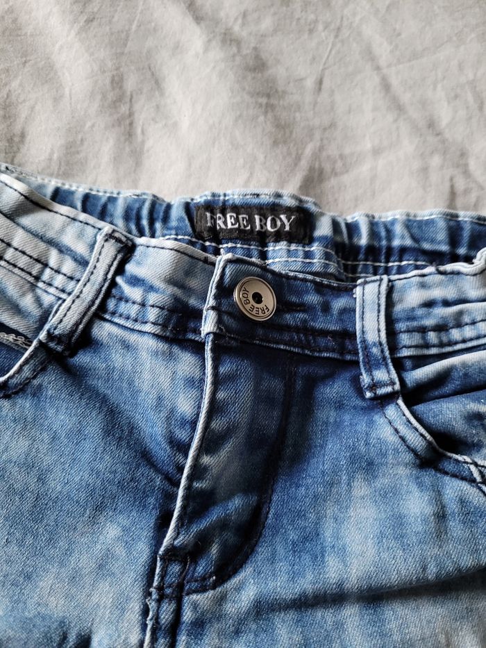 pantacourt en jeans free boy 8ans (5e) - photo numéro 4