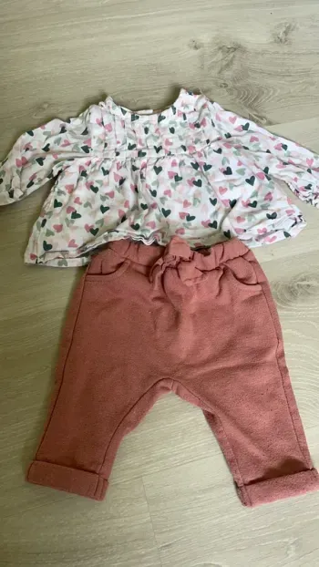 Ensemble blouse et pantalon 3mois