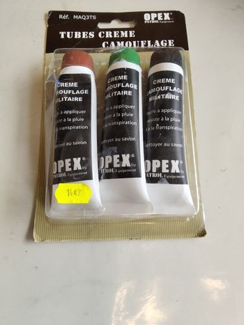 Peinture maquillage de l armée opex 3 couleurs 