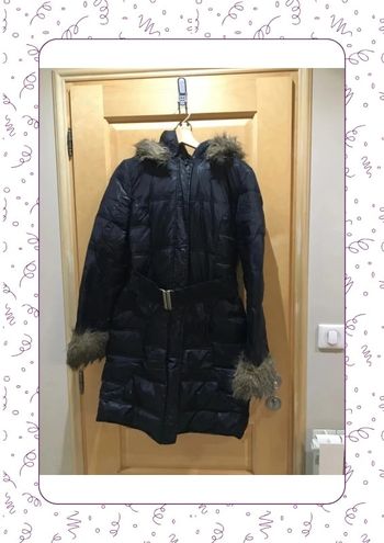 Doudoune longue noire promod