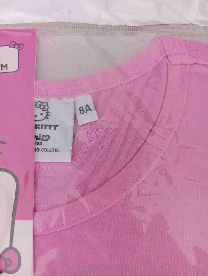 Tee-shirt manches courtes Hello Kitty taille 8 ans neuf sous blister - photo numéro 4