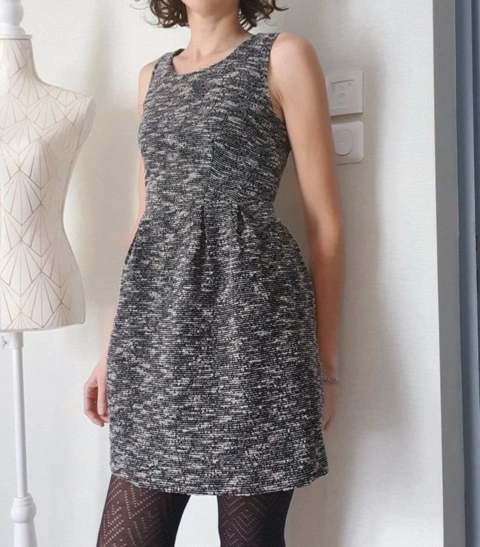 Robe vila grise chiné bouclettes