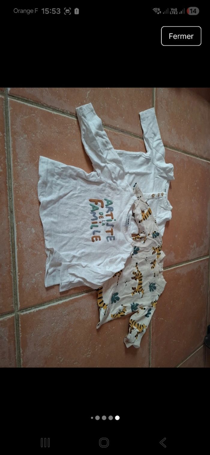Lot de vêtements pour bébé garçon - 6 mois - photo numéro 8