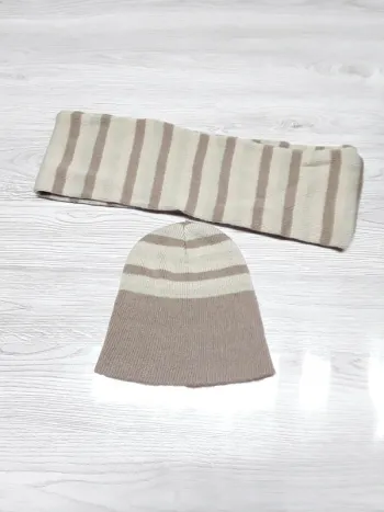 Ensemble bonnet écharpe