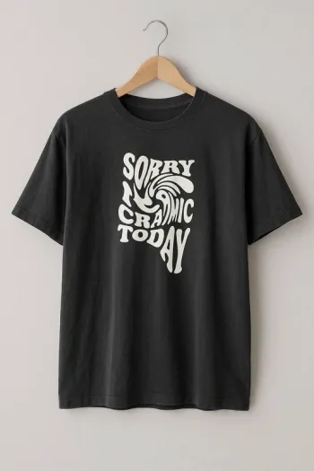 T-shirt oversize noir Pull&Bear – imprimé graphique blanc Taille XL (coupe ample)