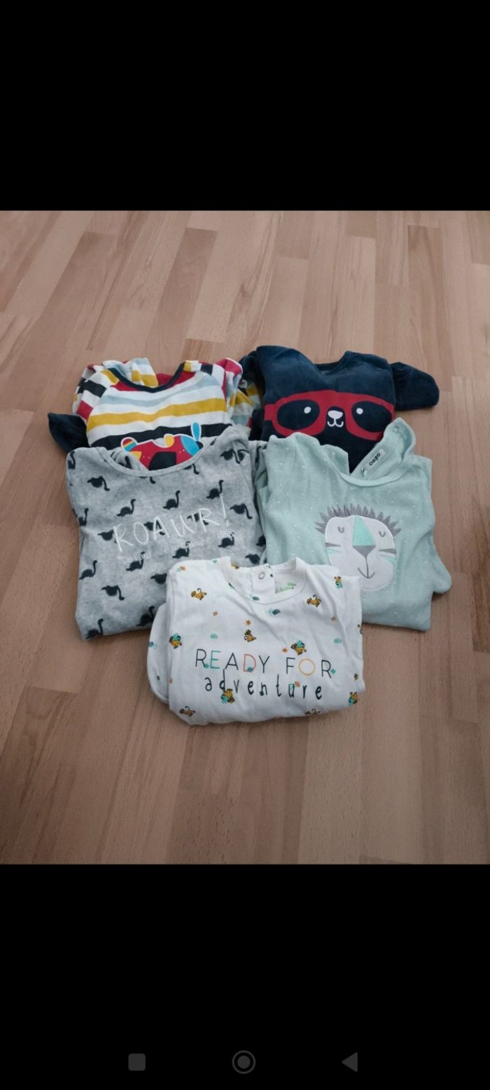 Lot pyjamas 2 ans