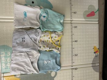 Lot 6 bodies manche courte 3 mois