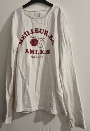 Tee-shirt manches longues fille 12 ans